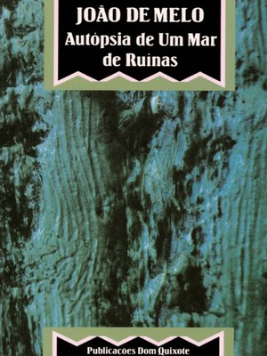 cover image of Autopsia de um mar de ruínas